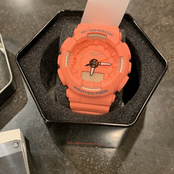 Women’s Casio G Shock Limited Edition Couple Analog/Digital Watch Step Tracker - Picture 3 of 10